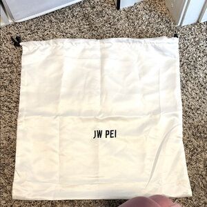 JW PEI White Satin Storage Bag